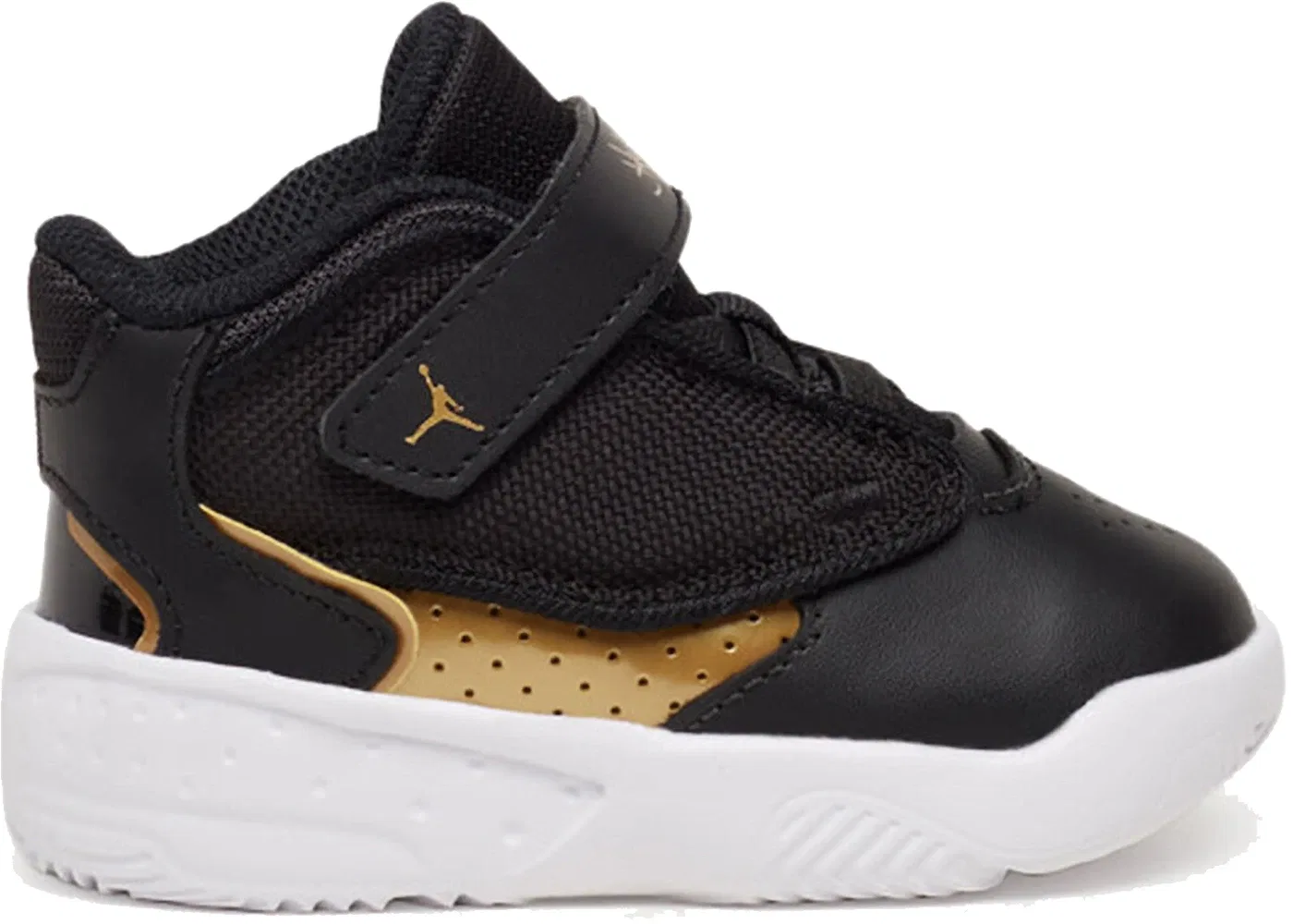 Детские кроссовки Lifestyle Jordan Max Aura 4 Jordan, Black/Metallic Gold/White