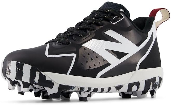 

Детские бейсбольные кроссовки New Balance Kids' Romero Duo V2 с резиновым подошвой, белый/черный