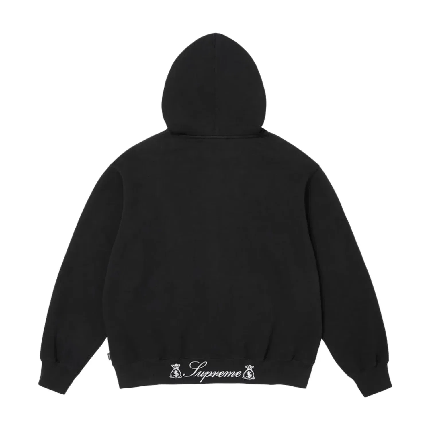 Мужская куртка Larry Clark FW26 Hooded Varsity Jacket 'Black' Supreme, черный — фото 3