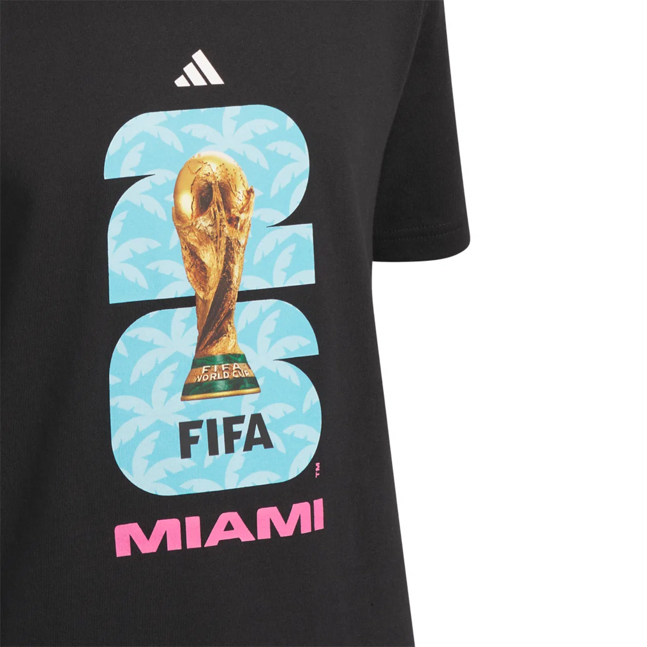 Футболка для мальчиков FIFA World Cup 26 Host City Miami Adidas, черный — фото 4