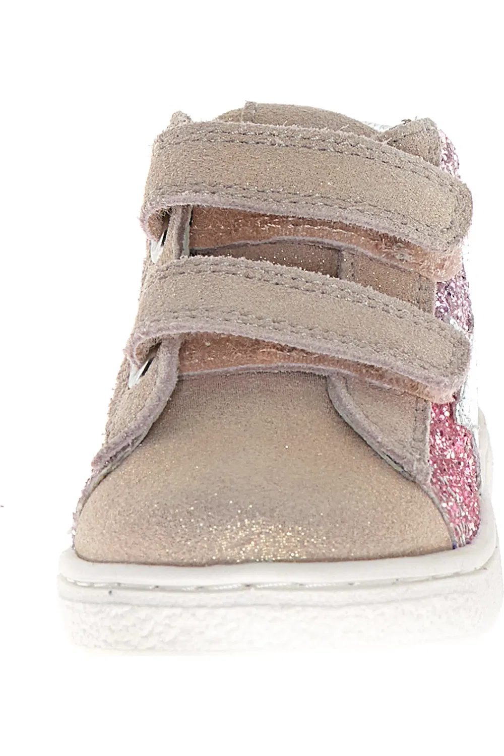Кроссовки детские с блестками Pinn High Top Naturino, Pink-Multi — фото 3