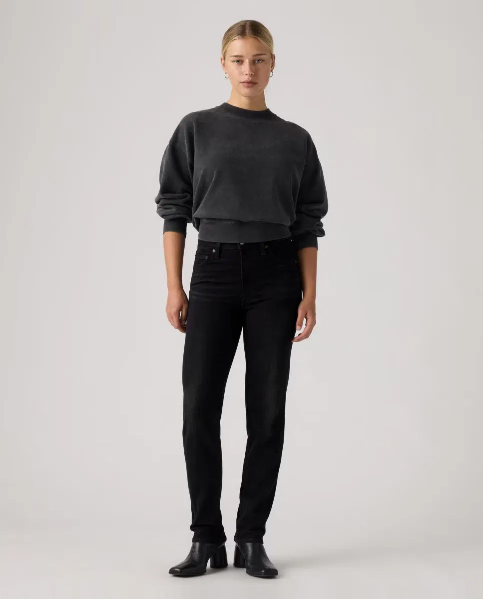 Женское узкие джинсы, Vaquero Pitillo 722 High Rise Slim Tiro Alto, Levi's, темно-серый — фото 4