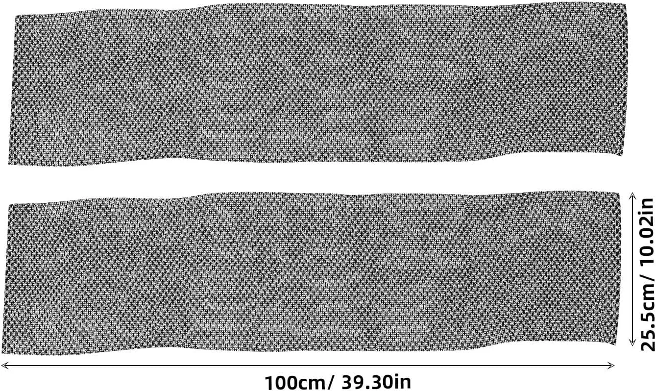 Мочалка для пилинга 2 шт, Generisch, 100x25.5x0.5 см, Черный — фото 2