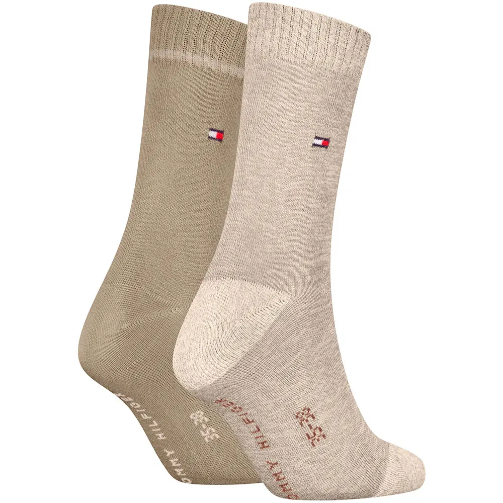 Женские носки с махровой текстурой Tommy hilfiger, Beige — фото 2