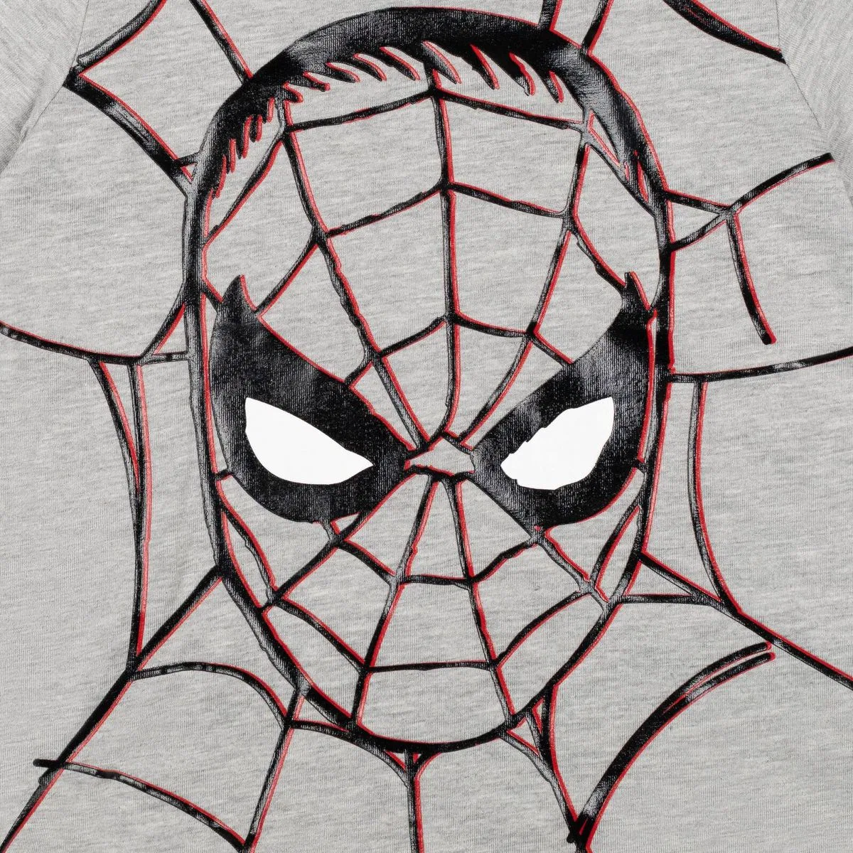 Детский комплект для мальчиков из футера с принтом Marvel Spider-Man French Terry Zip Up Hoodie T-Shirt Pants 3 Piece Outfit Set, Spiderman Red — фото 3