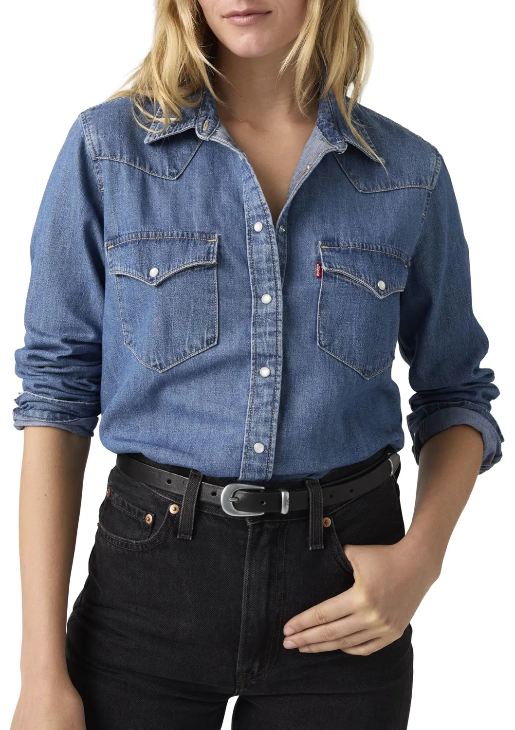 Женская рубашка с принтом The Ultimate Western Levi's, Mighty Fine