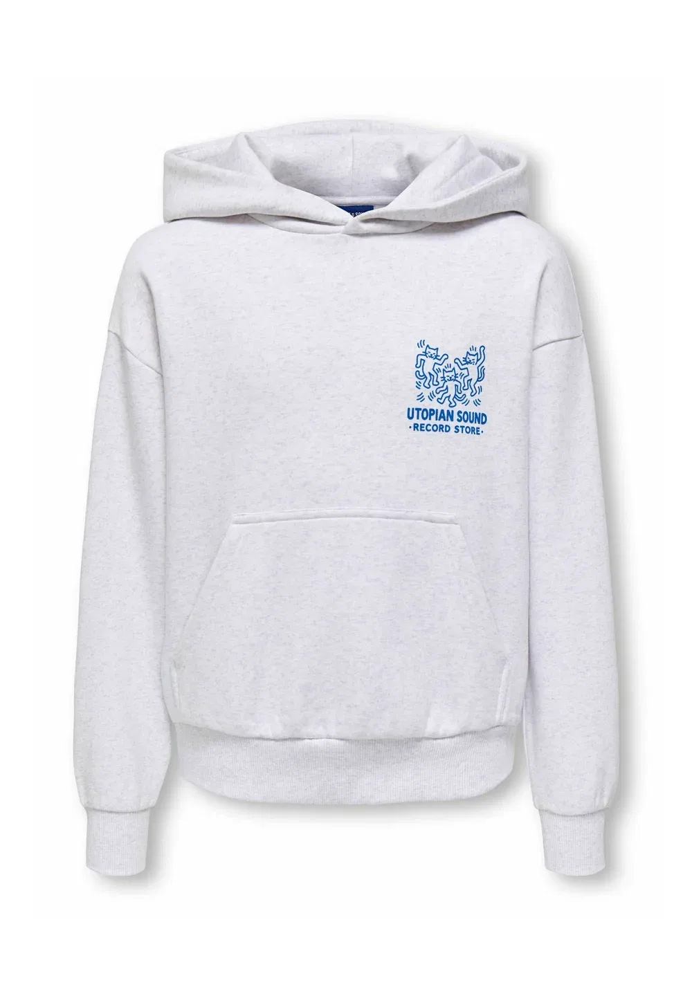 Толстовки osjceres толстовка - худи Only & Sons Junior, Super Light Grey Melange