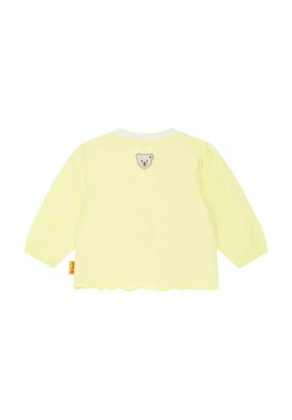 Футболка с длинным рукавом с вышивкой Summer breeze Steiff, Yellow Pear, желтый — фото 2