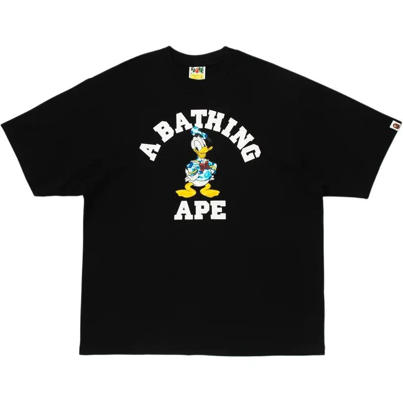 A BATHING APE Детская футболка с принтом Disney X BAPE, White — фото 3