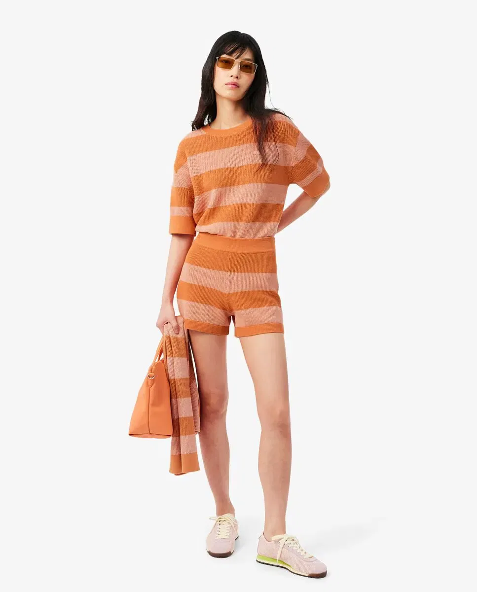Шорты Lacoste Naranja с принтом — фото 4