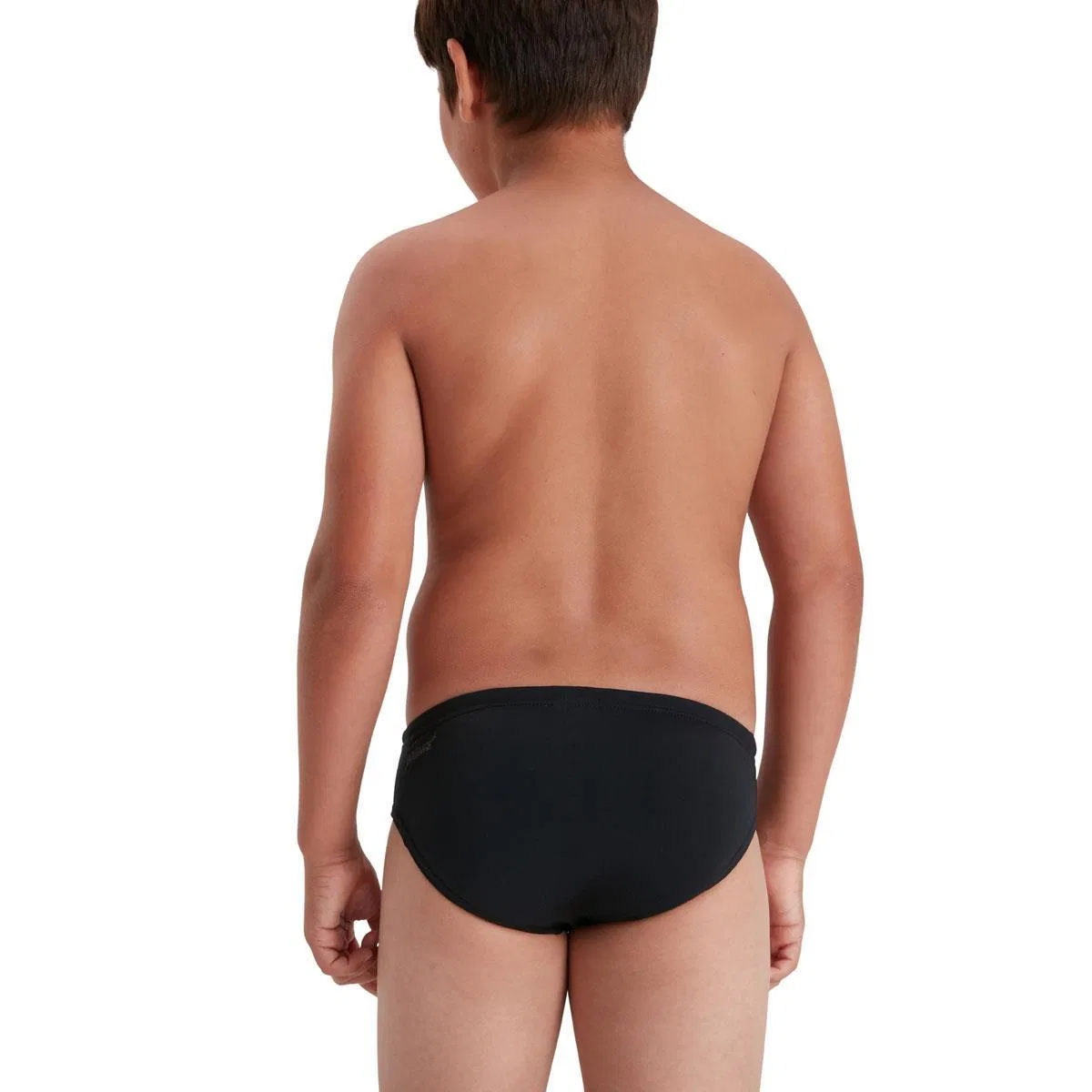 Детские плавки для мальчиков с принтом Speedo Endurance+ Jungen Badehose Slip, Schwarz Weiss — фото 3