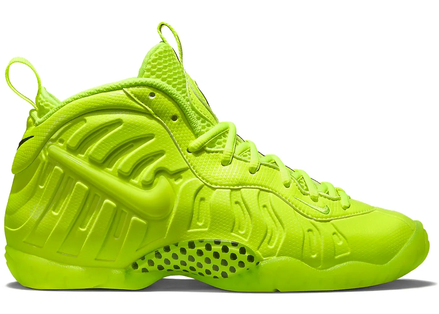 Детские кроссовки Lifestyle с принтом Nike Air Foamposite Pro Nike, Volt/Volt-Black