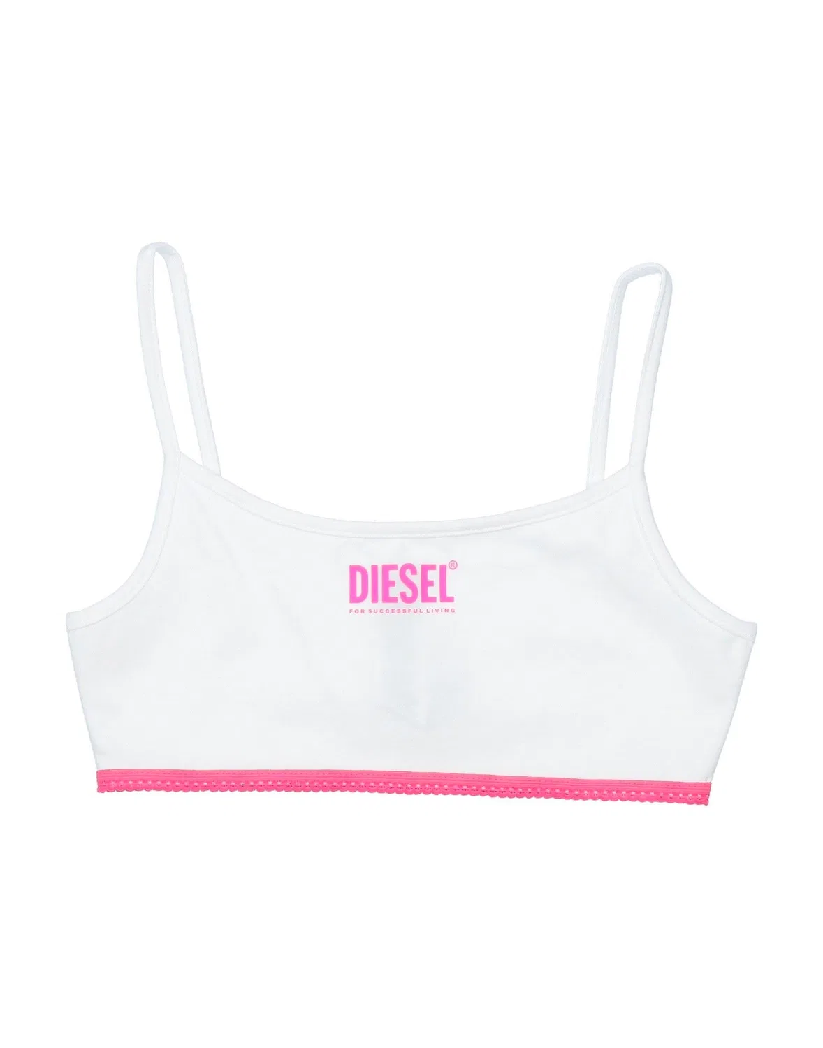 Детский бюстгальтер для девочек хлопковый Diesel, белый