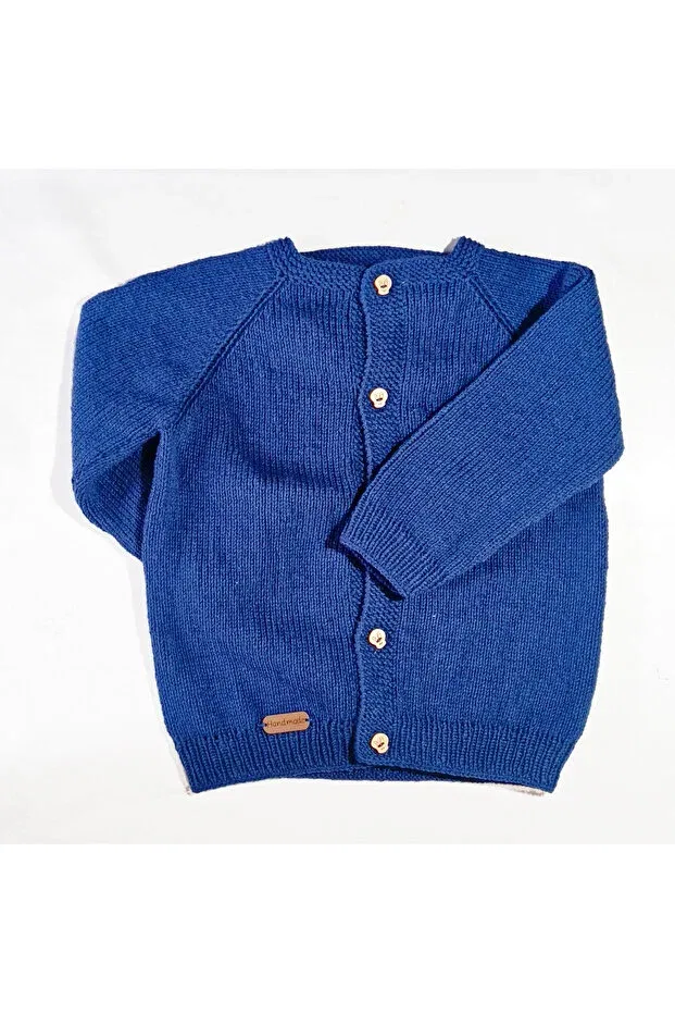 Детский кардиган хлопковый Kimya Hatun Kadın Kooperatifi, Navy Blue — фото 2