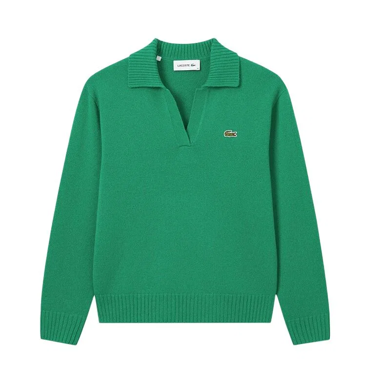 Женский кашемировый свитер LACOSTE, P40/Orange Red — фото 3
