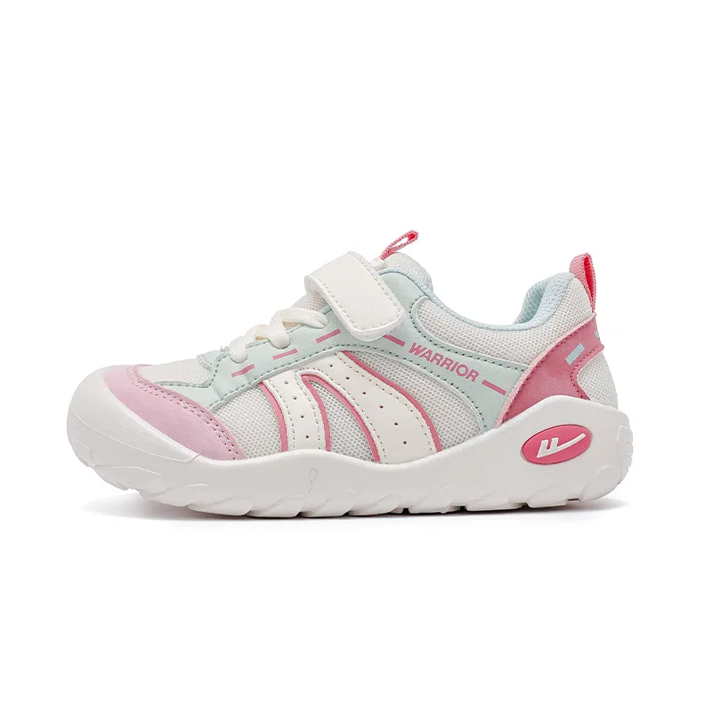 Детские кеды для скейтбординга Beige Blue Pink WARRIOR