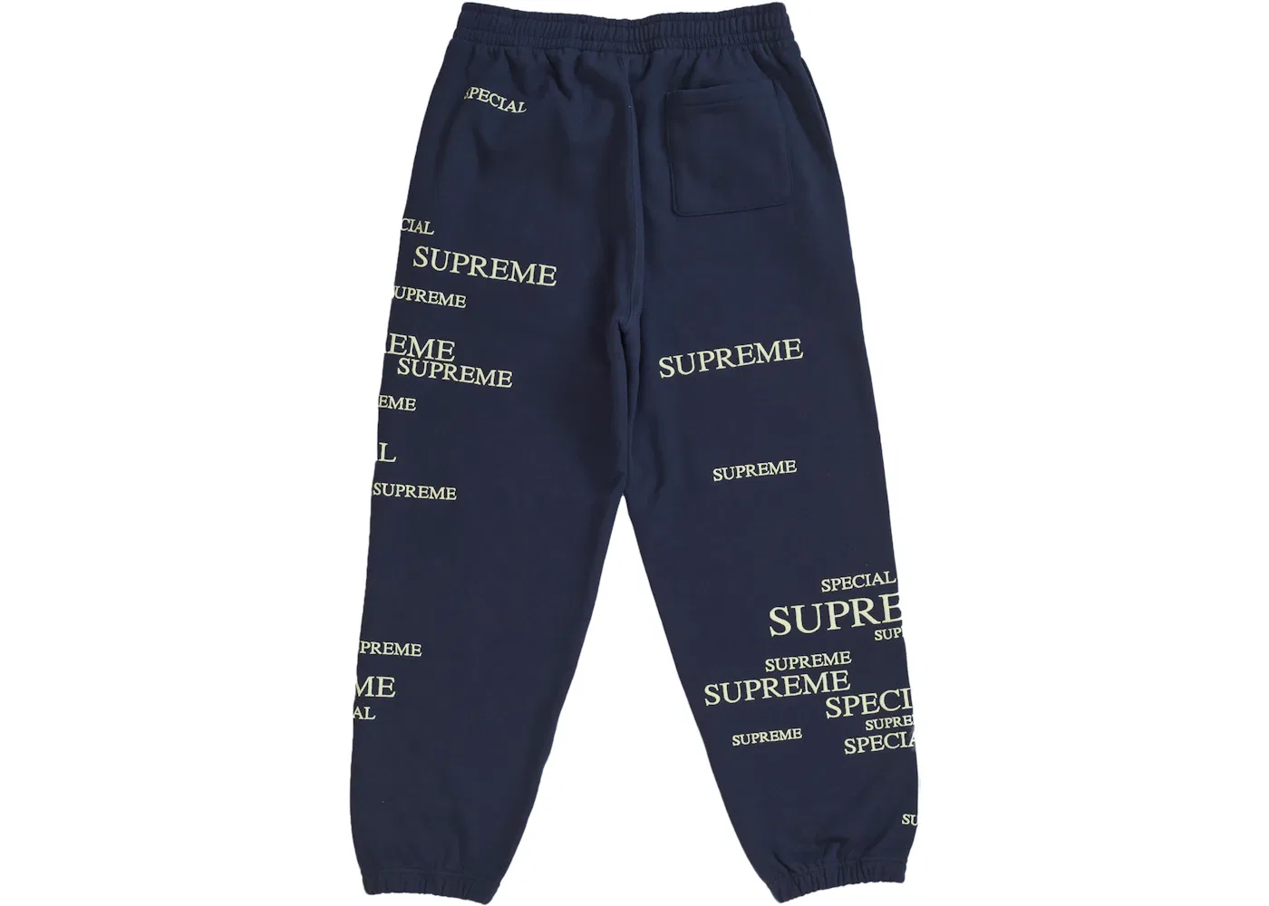 Мужские спортивные штаны с длинным рукавом Supreme Sweatpant, Navy — фото 2