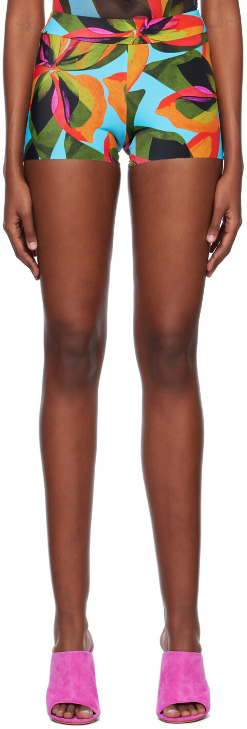 

Эксклюзивные синие шорты SSENSE Cover-Up Louisa Ballou, Синий, Эксклюзивные синие шорты SSENSE Cover-Up Louisa Ballou