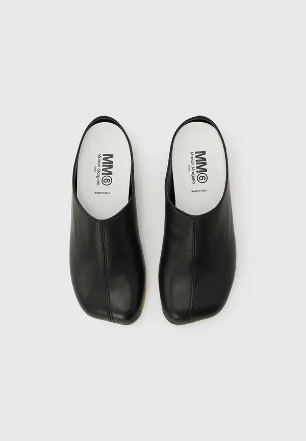 Мюли из кожи, Mules Mm6 Maison Margiela, черный — фото 4