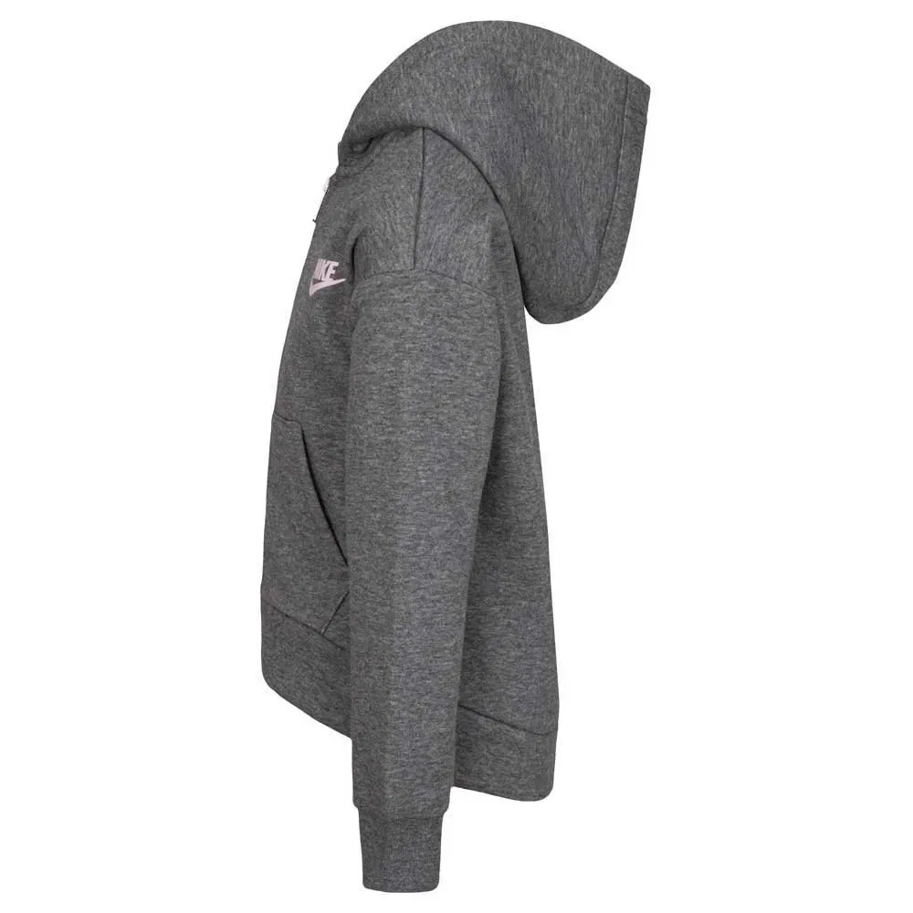 Толстовка на молнии Nike Club Fleece Nike, серый — фото 3