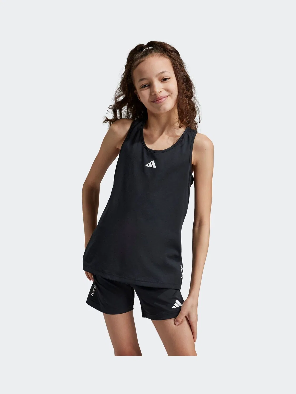 Топ для мальчиков adidas Techfit, черный