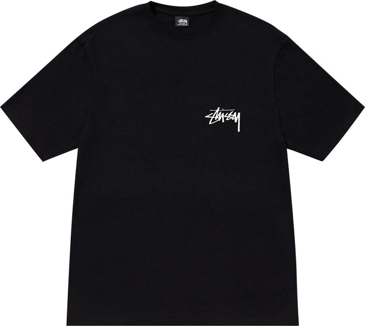 Футболка Stussy Galaxy Tee 'Black', черный - фото