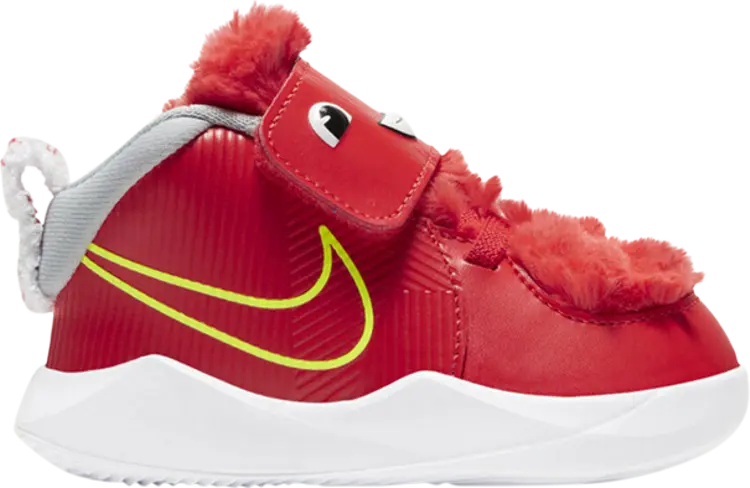

Кроссовки Nike Team Hustle D9 Lil TD 'Fast n Furry - Chile Red', красный