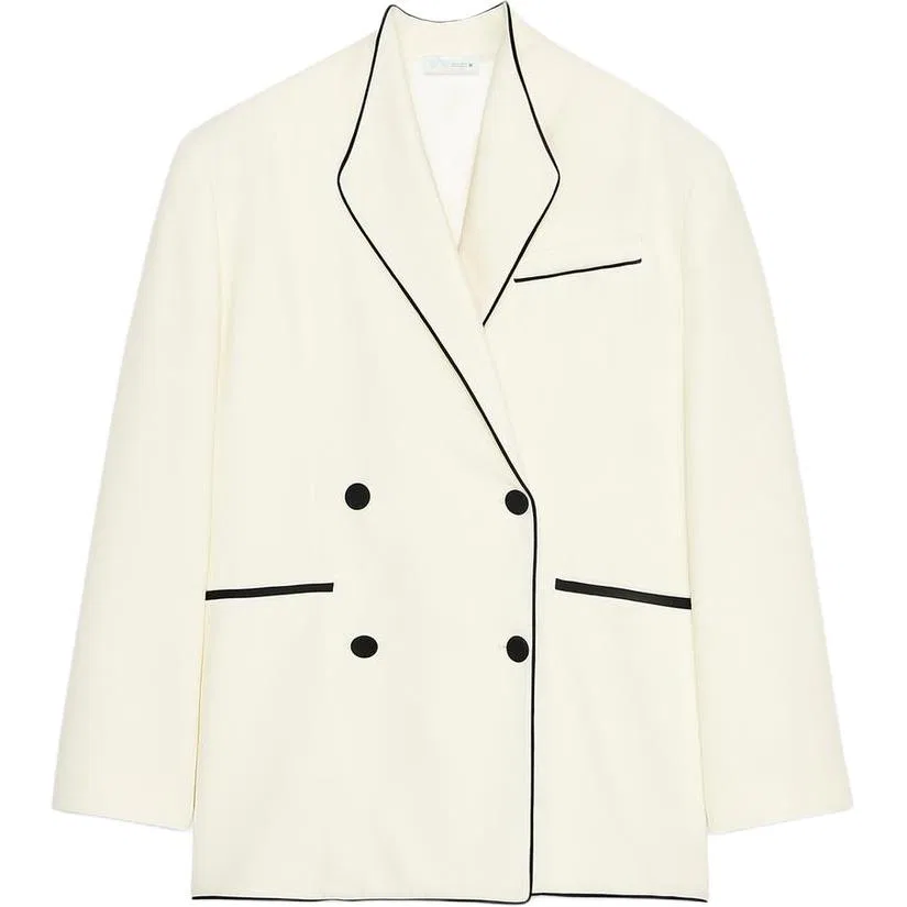 Женский деловой костюм ZARA, Ecru
