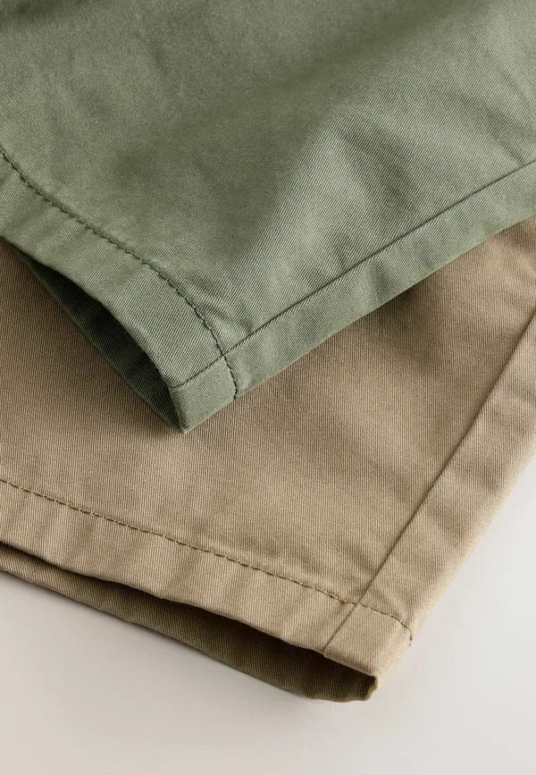 Комплект из 2 шорт Regular fit, Next, Khaki Tan, коричневый/хаки — фото 4