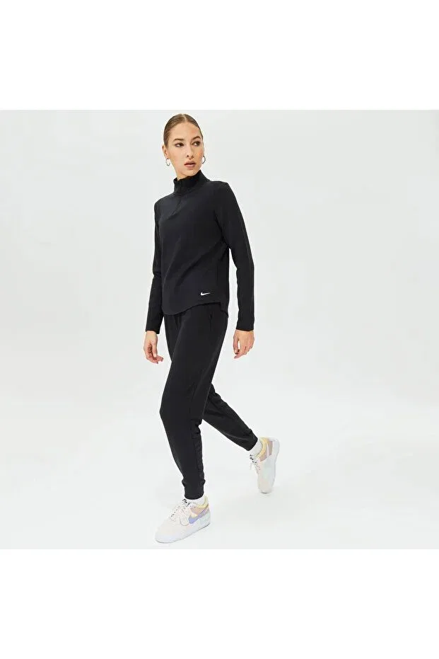 Женская футболка с длинным рукавом Therma-Fit One Nike, Black — фото 4