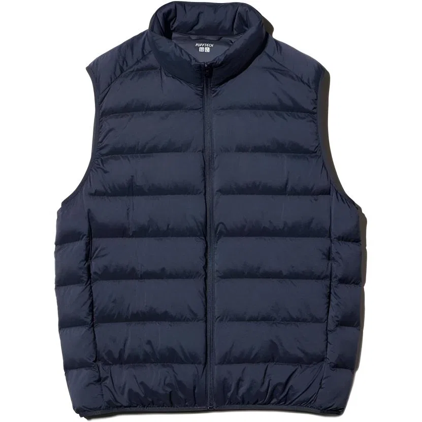 Мужской жилет с воротником-стойкой UNIQLO, Navy Blue