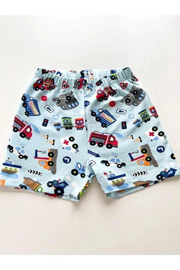 Детские шорты для девочек хлопковые Key Kids, Blue