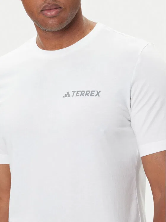 Футболка regular fit Terrex Graphic Adidas, белый — фото 4