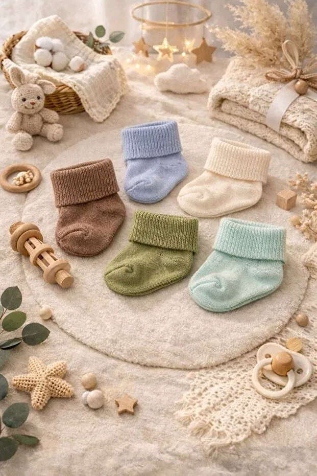 Детские носки хлопковые 5 шт Peppino, Green