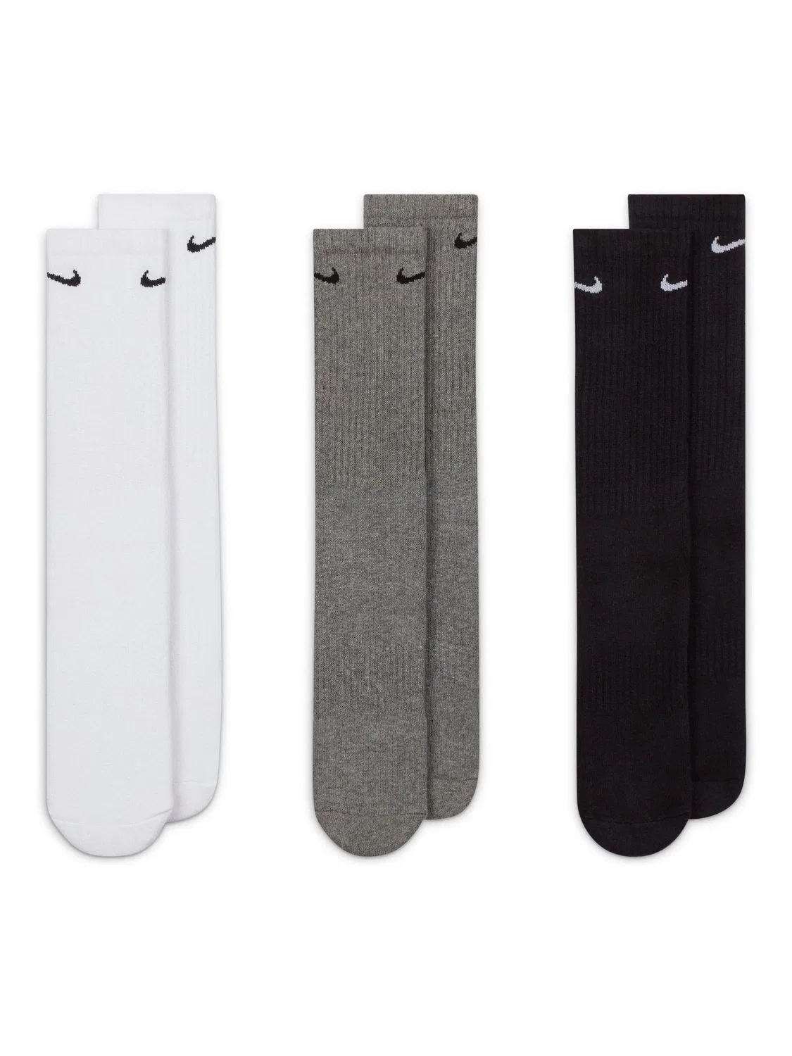 Носки повседневные Nike Everyday Cushioned Crew Socks 3 Pack, мульти — фото 2