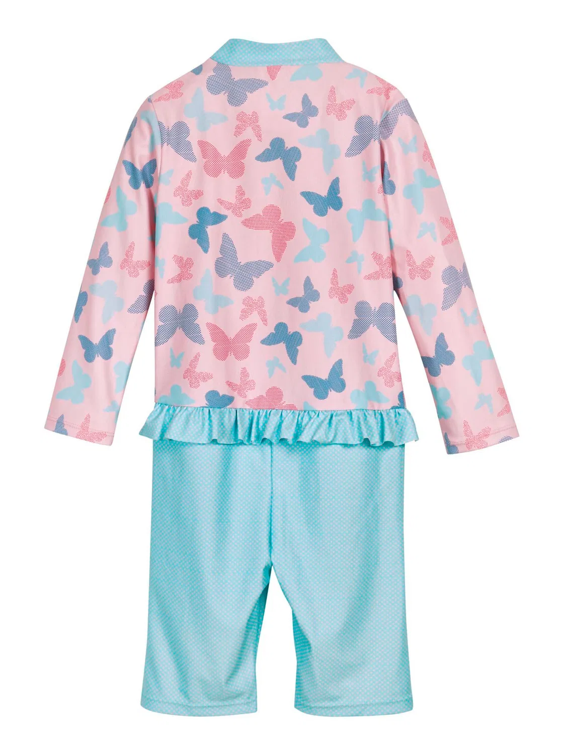 Купальник 'Schmetterlinge' Playshoes, Blue/Aqua/Rose/Light Pink — фото 2