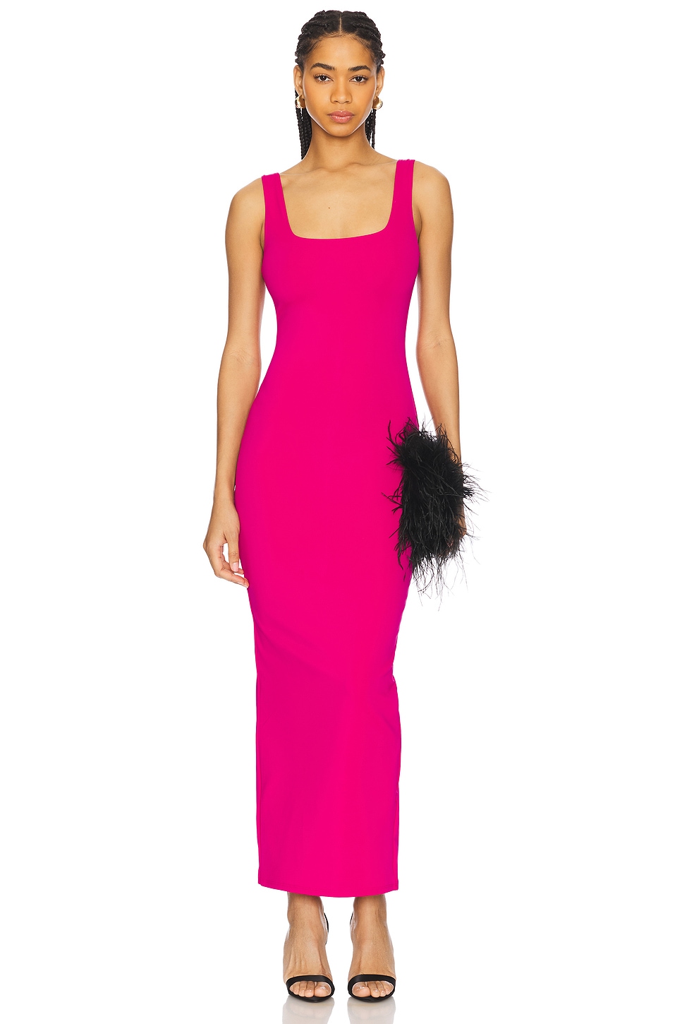 

Макси-платье "Scuba modern tank" от Good American, fuschia002