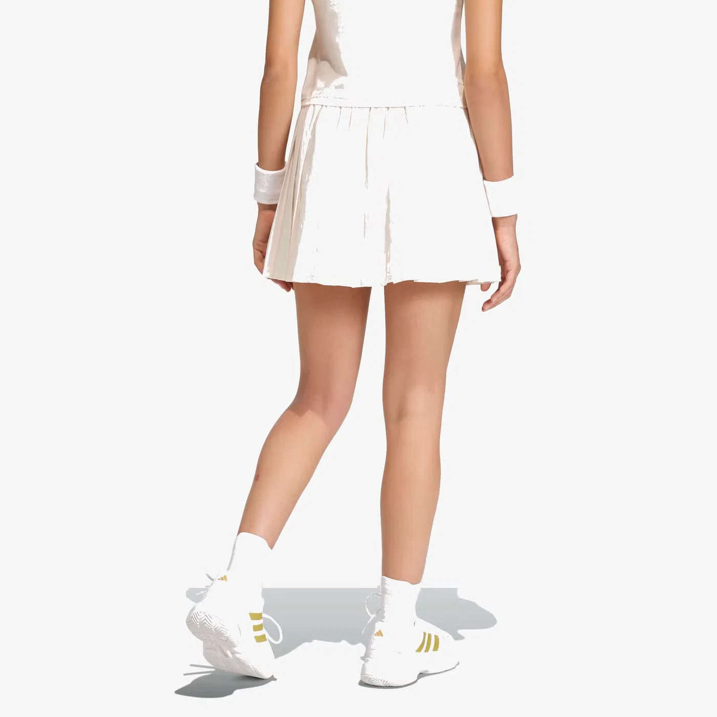 Юбка мини с цветными блоками Tennis Classics Adidas, белый — фото 3