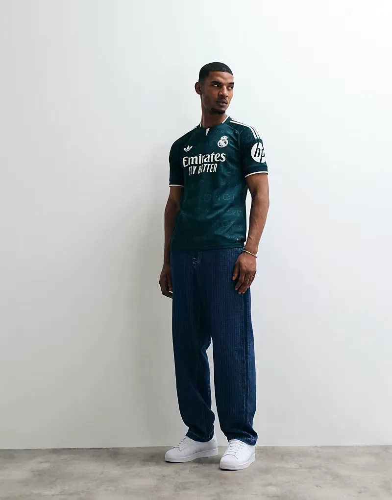 Футболка Adidas "Реал Мадрид" сезона 26/27, выездная, темно-синяя — фото 2