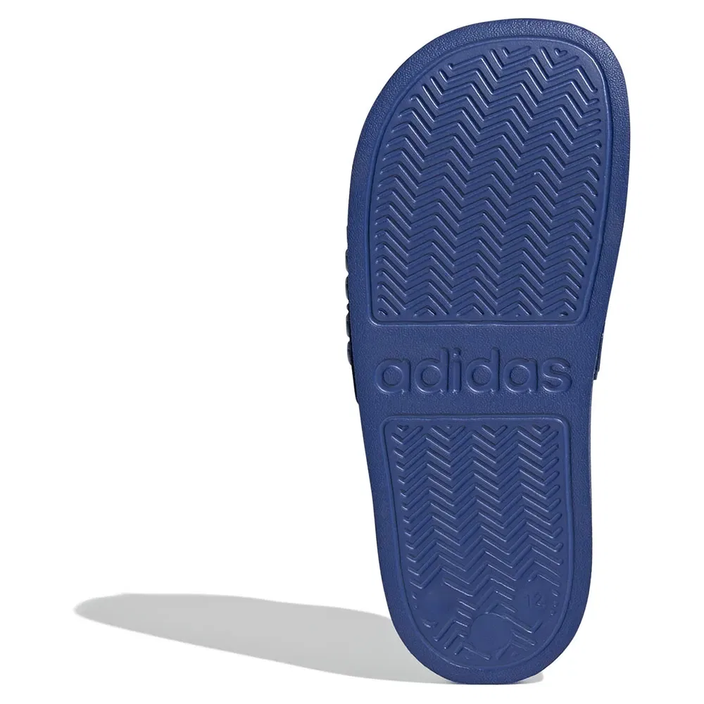 Детские шлепанцы для девочек с быстросохнущим материалом Adidas, Blue — фото 2