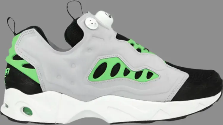 

Кроссовки instapump fury road 'grey green' Reebok, серый