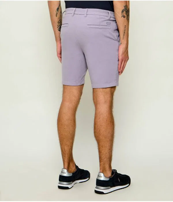 Мужские шорты чинос Modern Fit H-Kane1 BOSS, фиолетовый — фото 4