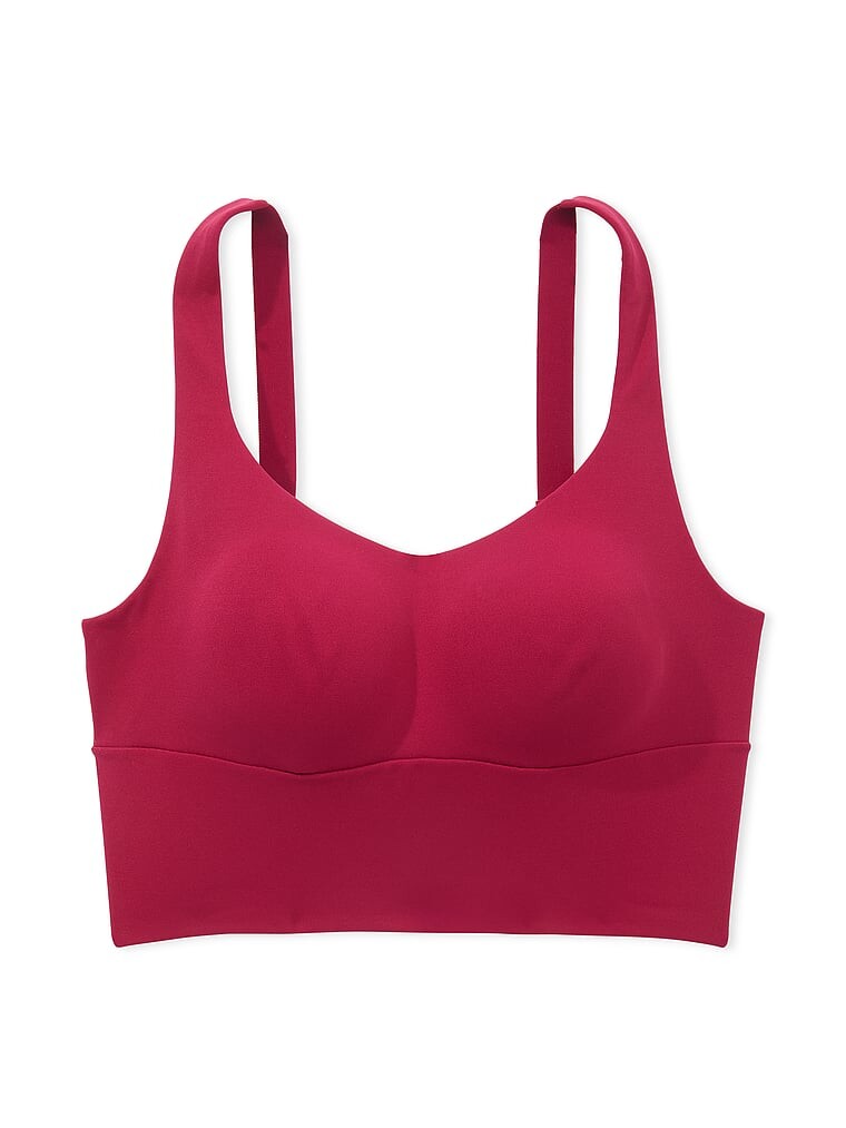 

Спортивный топ Victoria's Secret VS Elevate Cross-Back Mesh, темно-красный