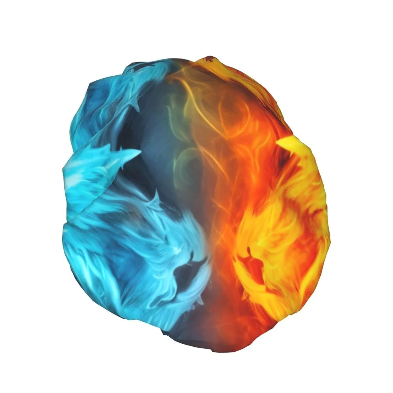 Шапочка для душа Fire vs Ice Art, FHEBNDS, двухслойная — фото 2