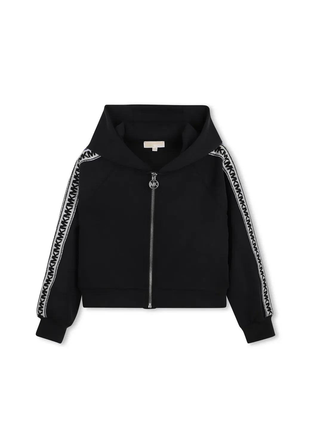 Кардиган с капюшоном для детей и подростков - толстовка на молнии Michael Kors Kids, Black — фото 2