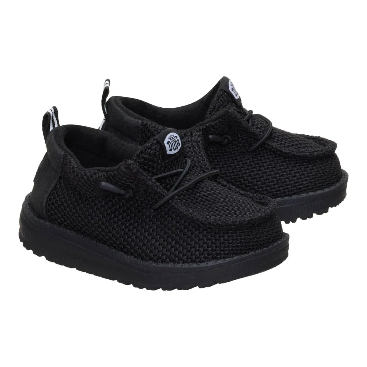 Детские туфли для мальчиков с эластичными шнурками LilDude Slip-On HEYDUDE, Shade — фото 2