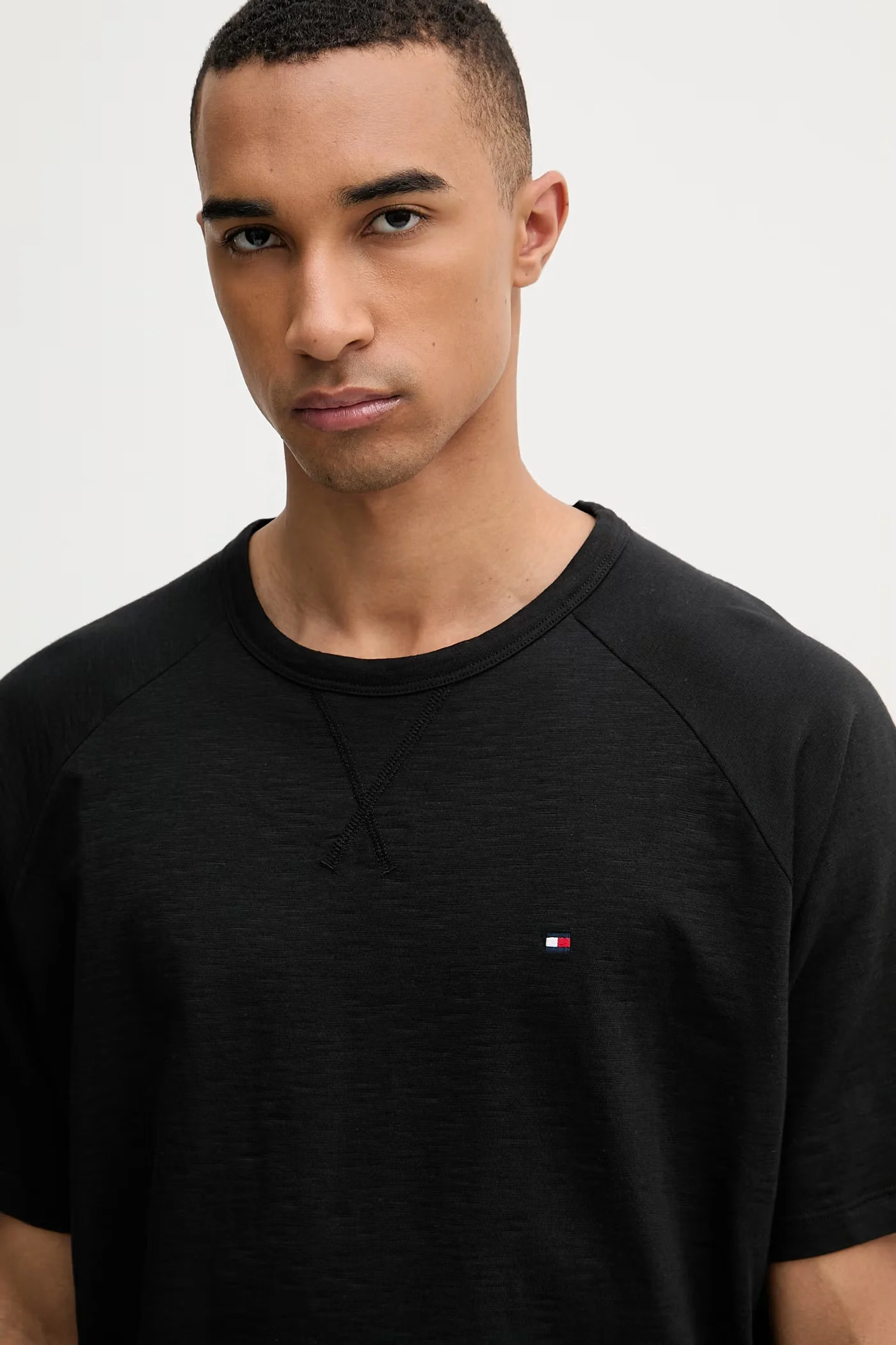 Футболка Tommy Hilfiger cotton, черный — фото 3