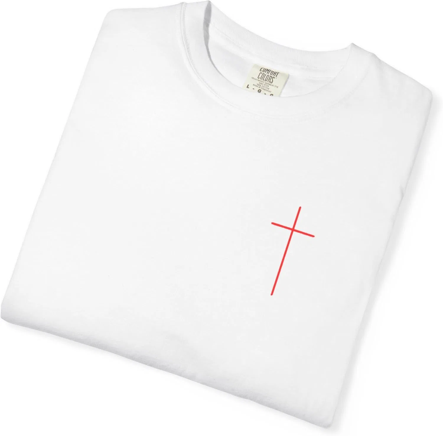 Унисекс футболка с графическим принтом Comfort Colors 1717, White — фото 3