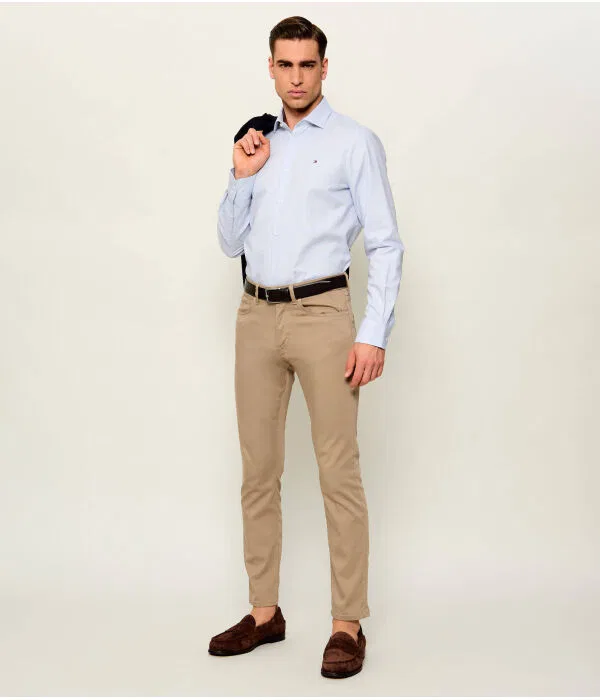 Мужская рубашка с длинным рукавом Tommy Hilfiger, Azzurro — фото 2