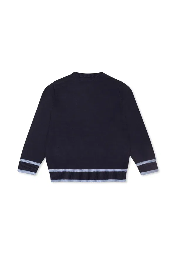 Джемпер хлопковый Jumper Tru Trussardi Junior, синий — фото 2